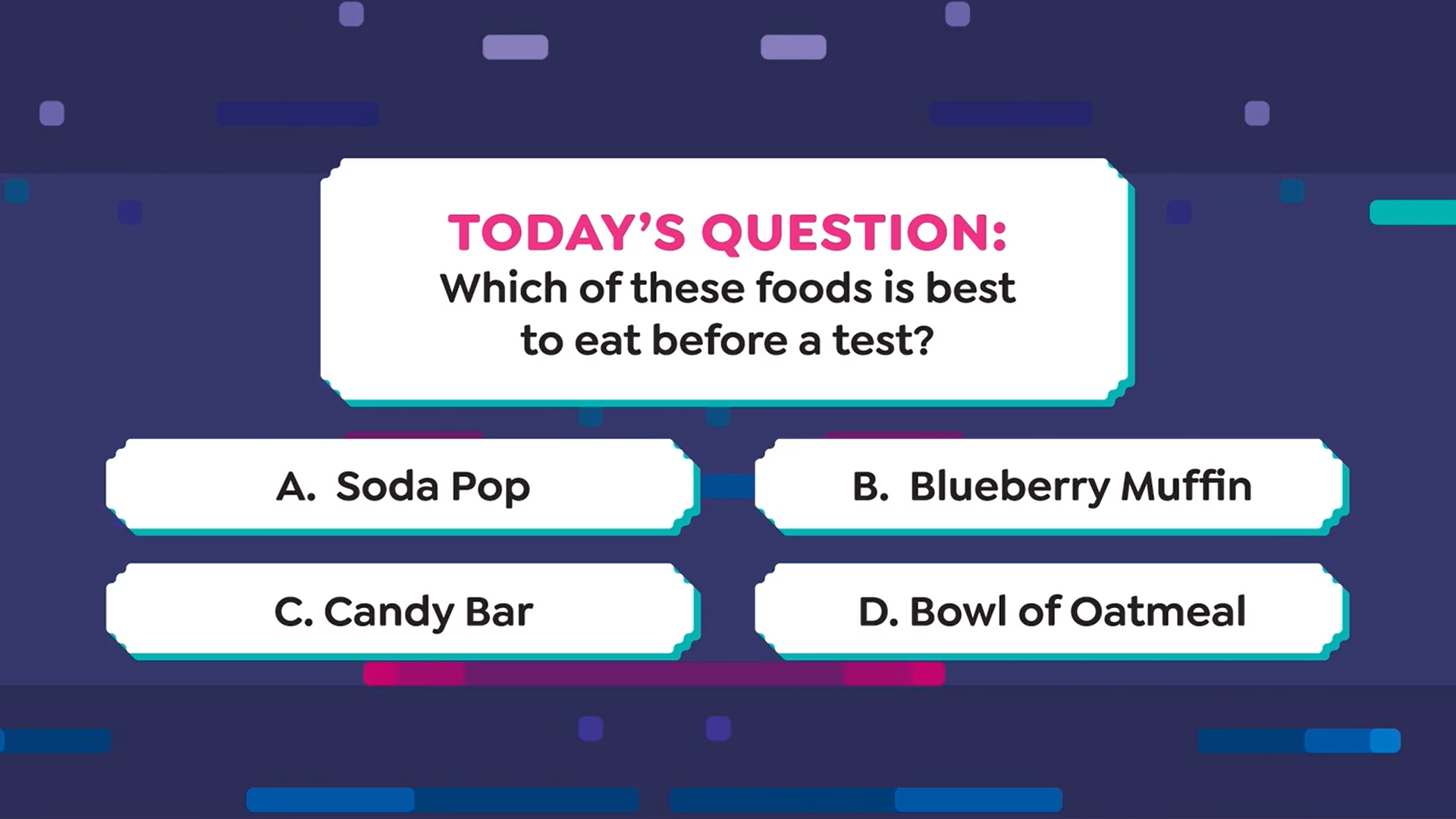 Question from ACE show and categories